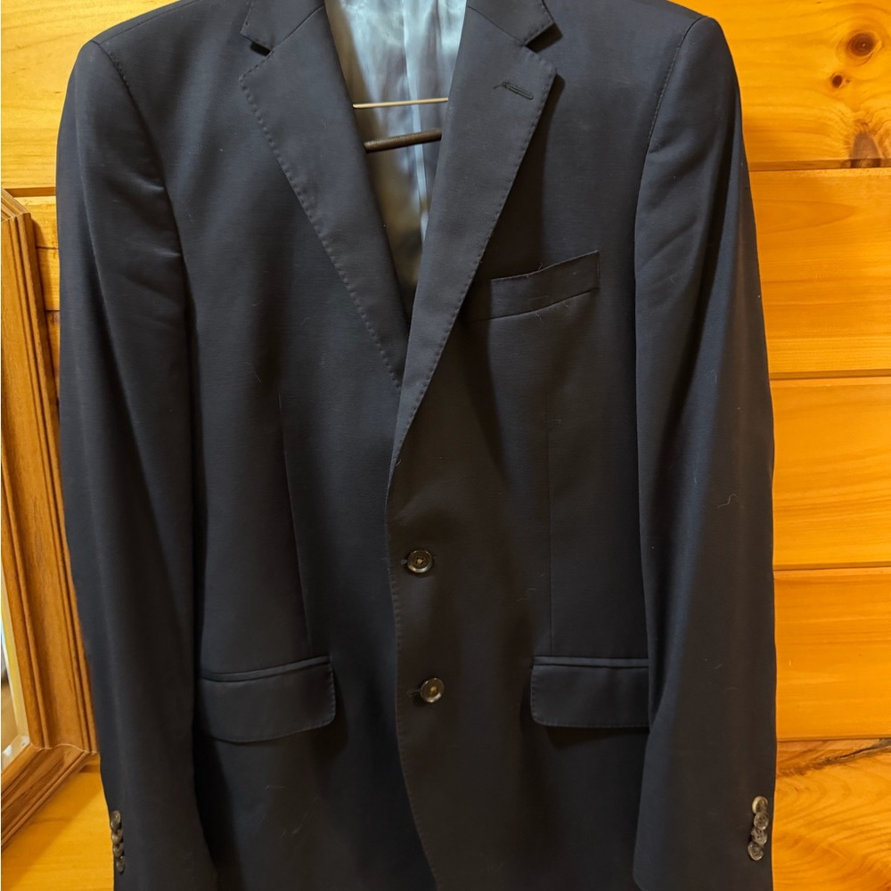 Peter Millar Men's Navy Two-Button Suit Jacket